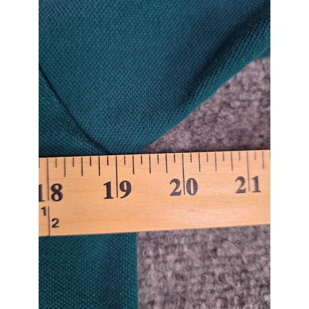 Vintage Outer Banks Polo Shirt Mens Medium Teal Green Chapter‎ Eleven